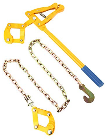 Chain Strainer, Turnbuckle Wire Strainers for Fencing, Fence Chain Puller Stretcher Tensioner Fencing Repair Wire Pulling Tool with 1.2m Chain, for Garden Farm Pasture