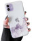DEFBSC Case for iPhone 11, Marble Texture Semi-Transparent Case, Watercolour Marble Pattern Slim Soft TPU Bumper Shockproof Back Cover Case for iPhone 11 - Grey