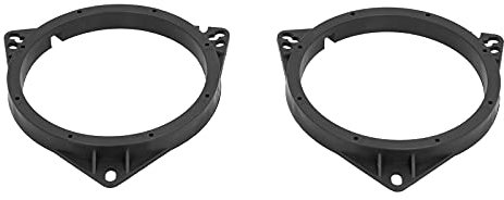 Car Speaker Spacers Adapter Black Mounting Spacer Adaptor Ring, 2pcs Car Audio Loud Speaker Rings Mat Black Automobile Modification Replacement for Nissan