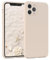EAZY CASE - Silikonhülle für iPhone 11 Pro Hülle Silikon Case Beige weich stoßfeste Handyhülle iPhone 11 Pro Schutzhülle mit Kameraschutz Dünn Premium Schutz Cover TPU Phone Bumper in Taupe