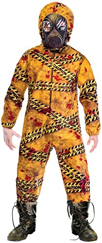 Amscan 9914706 - Teen Boys Quarantine Zombie Kids Fancy Dress Costume Age: 12-14 Yrs