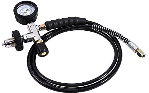 TUXING 5000 Psi Tauchkompressor, Füllvorrichtung Hochdruck-Tankstation, mit M16 x 1,5 Endkompressor-Füllventil mit Schlauch