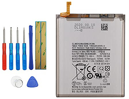 [NEU] Vvsialeek Original EB-BG985ABY Ersatz Akku für Samsung Galaxy S20 PLUS/S20 + SM-G985 mit kostenlosem Toolkit(4500 mAh).