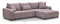 Generisch Ecksofa Primo L Eckcouch Farbwahl Wohnzimmer Schlaffunktion Modern (Rechts, PINK – POSO 27)