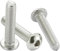AMLOOPH M4 Bolts, M4 X 45mm Hex Socket Button Head Machine Bolts/Screws -Fully Threaded A2 304 Stainless Steel Hex Long Socket Screws M4 (Pack Of 20)