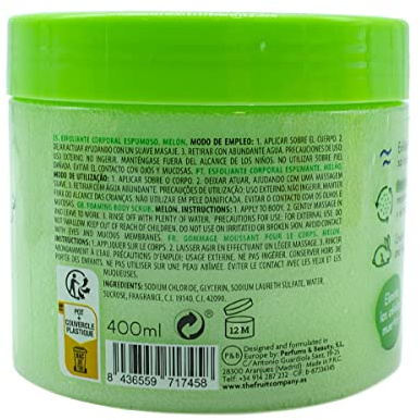 The Fruit Company - Melonen-Peeling 400 ml | 2-in-1 Peeling und Seife
