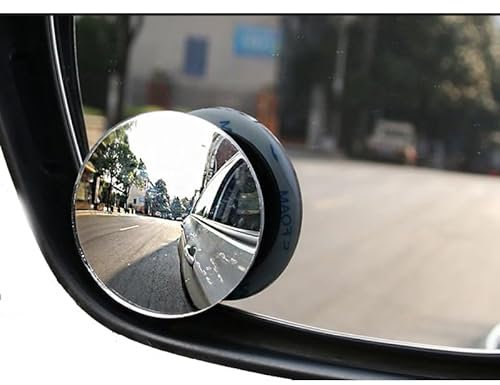 MOIKOTLR 2 Toter-Winkel-Spiegel, für Audi A3 8P Q5 A6 C6 A4 A5 Sportback B7 Avant 8V C7 A1 B9 wasserdichte Toter-Winkel-Spiegel aus HD-Kristallglas langlebig Verkehrssicherheit drehbar