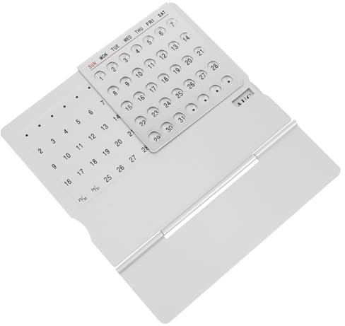 Lurrose Dekorative Tischkalender Kreativer Abnehmbarer Und Ewiger Kalender Für Büro Und Zuhause Organisation Von Terminen Und Geburtstagen