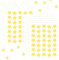Yuanchu 1750 Stück/50 Blätter Kleine Goldfolie Sticker Sterne, 16mm Stern-Aufkleber Selbstklebende Aufkleber Sterne Belohnungssticker für Kinder Lehrer Studenten Scrapbooking DIY-Grußkarten
