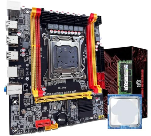 JGHFReW ZSUS X79 VG2 Motherboard Bundle With LGA2011 Compatible Xeon E5 2689 C2 CPU 1x16GB DDR3 1600MHz ECC RAM And NVME M.2 SATA Support(Motherboard+CPU)