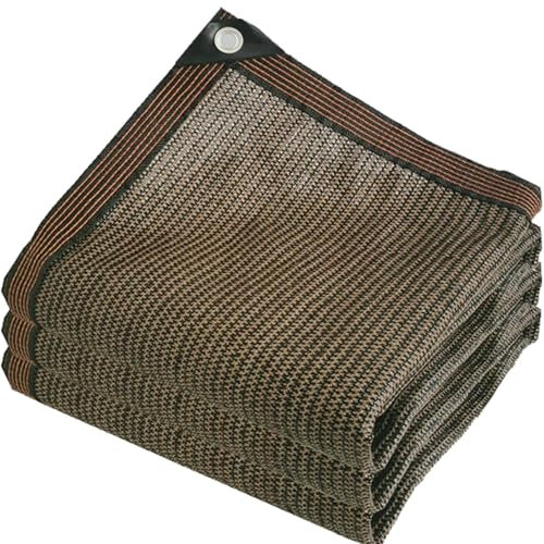 Sonnenschutznetz UV-Schutz Schattiernetz Balkonsichtschutz Terrasse KFZ Beschattungsnetz Sonnenschutzgewebe Für Effektive Sonnenabschirmung Und Optimalen Sichtschutz Im Außenbereich((8x8) m)
