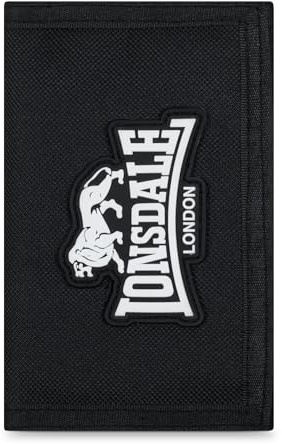 Lonsdale Arnfield, Portafogli Unisex-Adulto, Nero/Bianco, Taglia Unica