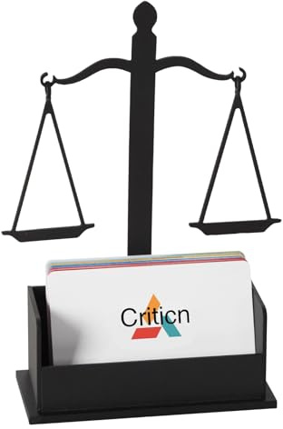 Criticn Porte-cartes de visite, Porte-cartes de visite, Cadeaux d'avocat pour hommes et femmes