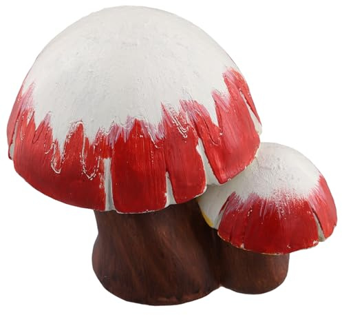 Fangxuee Toilet Bolts Covers Colorful Resins Mushroom Design Toilet Bolts Caps Bathroom Decors Replacement Accessories B