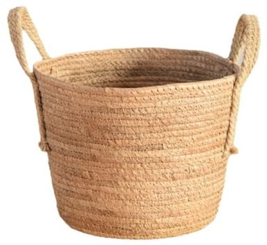 Bosiyrggrl Woven Handheld Flower Baskets Rattan Plant Pots Plant Pots Storage Baskets Home Decoration Flower Baskets A