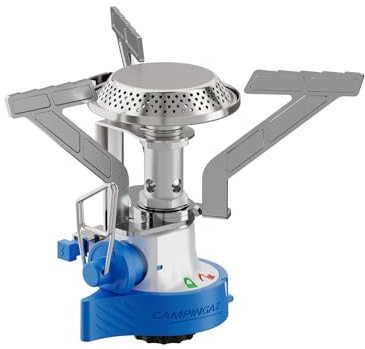 Campingaz Fornello Twister Connect PZ Euro 1| con Attacco Easy Clic e Funzione Dual Lock | Fornello a Gas Leggero a 1 Fuoco | Bruciatore Singolo | 2900 W | per Campeggio, Festival ed Escursionismo