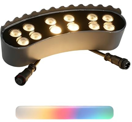 Opaeroo Luci Da Giardino Esterne, Luci Ad Anello Paesaggistiche A Led Bassa Tensione Per Alberi, Illuminazione D’accento Per Palme, Ip65 Antigelo WarmWhite 1light