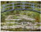 Kunstdruck Poster - Claude Monet Die japanische Brücke 40x30 cm ca. A3 - Alte Meister Bild ohne Rahmen