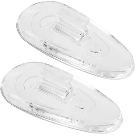 SPORTS WORLD VISION Brillen-Nasenpads | Hochwertige weiche A-förmige Nasenpads aus Silikon für Brillen | 15mm Brillenpads zum Einschrauben im 5er-Pack