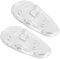 SPORTS WORLD VISION Brillen-Nasenpads | Hochwertige weiche A-förmige Nasenpads aus Silikon für Brillen | 15mm Brillenpads zum Einschrauben im 5er-Pack