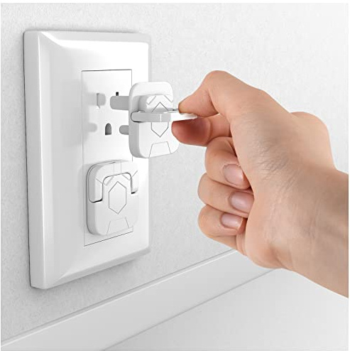 4our Kiddies Baby-Proof Outlet Covers(60 Pack) - Child Safety Electric Plug Protectors to Prevent Power Shock