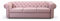 MOEBLO 3-Sitzer 3er Chesterfield Sofa mit Schlaffunktion Schlafsofa Couch für Wohnzimmer Sofagarnitur Couchgarnitur Büro Wohnlandschaft Federkern Vintage Design Avia (Rosa)