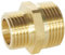 SOMATHERM FOR YOU, Mamelon laiton brut à visser réduit double mâle 20/27-15/21, raccord durable pour réseaux d'eau sanitaire et chauffage, compatible avec tous raccords filetés