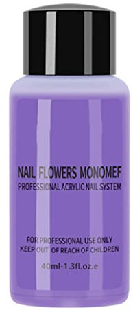 1PC Acrylic Nail Liquid Monomer Non-Yellowing Manicure Crystal Powder Carving Fluid 40ml