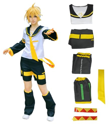 jrswai Cosplay-Kostüm: Anime-Matrosenuniform, komplettes Outfit für die Halloween-Party