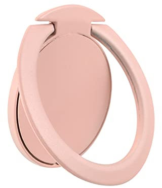 sourcing map Phone Ring Holder, Ultra-Thin Cellphone Stand 360 Rotation Grip, for Magnetic Car Mounts, Pink