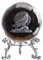 ZEERSHEE 3D-Kristallwolf-Figuren, Wolfsgeschenke für Mann und Frau, 60 mm, Glas-Laserkugel, Briefbeschwerer mit Ständer, heulender Wolf mit Mond, Statue, geätztes Glas, Wolf, Dekor für Zuhause
