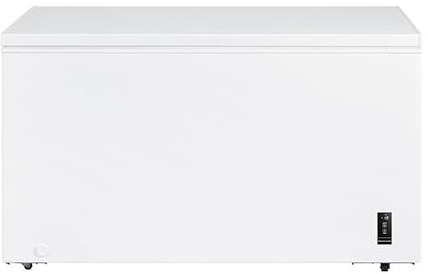 Cookology CCFZ420WH Freestanding Chest Freezer 418L Capacity for Garages, Outbuilding and Sheds, Featuring Basket, Refrigeration Mode, Temperature Control and 4 Star Freezing Rating - In White
