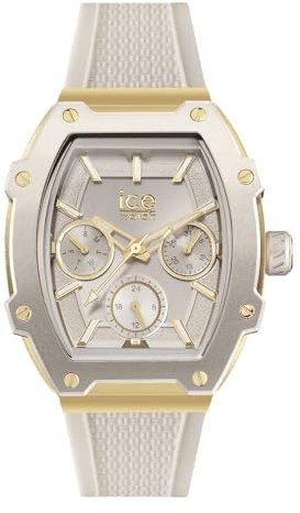 ICE-WATCH - Ice boliday Amlond Skin - Beigefarbene Damenuhr mit Silikonarmband - 022869 (Small)
