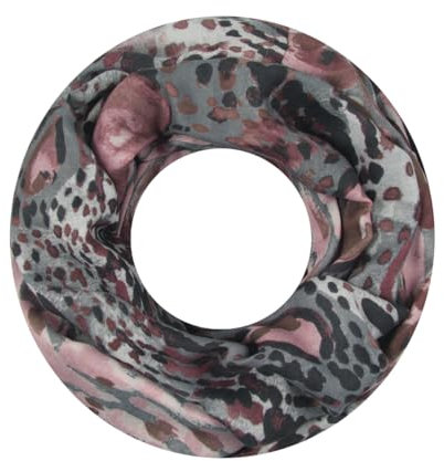 Majea Damen Loop Schal Schlauchschal Halstuch (880021) (rosa 2)