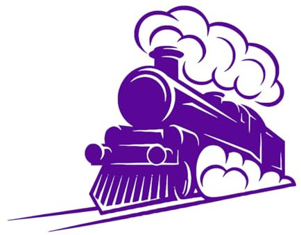 Wandtattoo Eisenbahn, Kinderzimmerdeko, Vinyl, Eisenbahnschienenaufkleber, Wandbild, Eisenbahnlokomotive, Aufkleber, Schlafzimmerdekoration für kleine Jungen, Extragroß – 59 x 75 cm