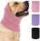 oruola Lot de 3 protège-oreilles pour chien, respirants, doux et chauds, pour le toilettage du bruit, l'anxiété et apaisement (noir, violet, rose)