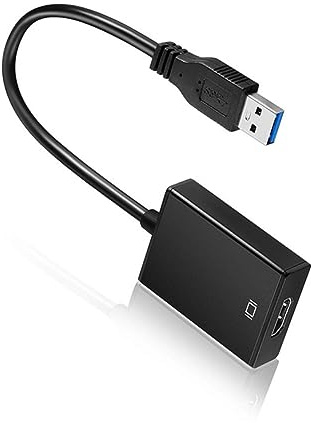 Veemoon Adapter Für Pc-Laptop-projektor Unterstützt - Eingang Videoausgang Bis Auflösung Multi-Screen-Funktion Audio-Video-synchronisation An HDTV Projektor Und Diaprojektor