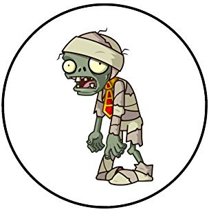 7 Inch Zombie #3 Halloween Spooky Edible Wafer Paper Cake Topper/Decorations