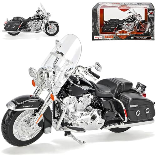HarIey Davdson FLHRC Road King Classic Schwarz 2013 1/12 Maisto Modell Motorrad Modell Auto