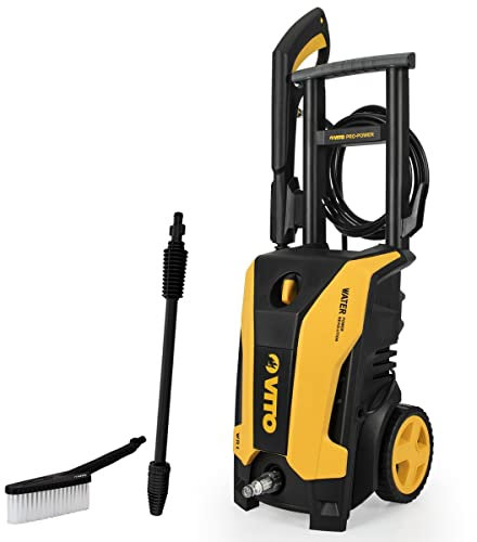VITO - Nettoyeur Haute Pression 115 Bars WR1 1300W Tuyau 5m Lance Turbo + Brosse Lavage + Filtre