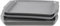 Annkky Restauran Serving Trays, Plastic Food Service Tray Set of 12, Grey