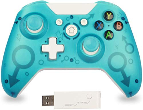 Sehawei Wireless Controller für PC,2,4 GHz Gaming Joystick Controller,Bluetooth Remote Gamepad für P3/PC,No Headphone Jack (Grün)