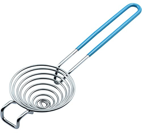 CAMKYDE Egg Separator Food Grade Stainless Steel Egg Yolk White Separation Tool (Blue)