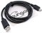 Cavo dati USB compatibile con JVC GR-DVL820, GR-DVL820U, GR-DVL822, GR-DVL915, GR-DVL915U, GR-DVL920, GR-DVL920U videocamera mini-USB 1 m cavo dati OTB con panno per la pulizia dello schermo mungoo