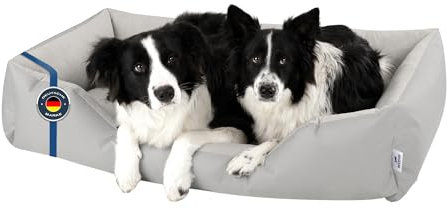 BedDog Hundebett Zara, Hundekissen mit abziehbaren waschbaren Bezug, Hundekorb, Hundesofa, für große Hunde, XXL