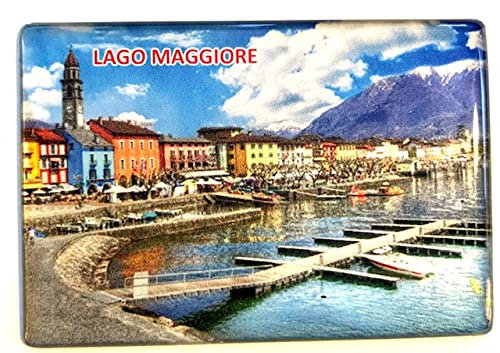 Lago Maggiore ,Italien, Kühlschrankmagnet ,Geschenk,Urlaub ,Souvenir, Reiseandenken 812, Bunt