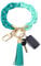 Schlüsselanhänger Auto Frauen Schlüsselanhänger Armband Autoschlüsselanhänger mit QuasteWeihnachtsgeschenke für Frauen,Handgelen schlüsselkette für Damen (Farbverlauf) ((blau-grüner Farbverlauf)