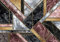 decomonkey Fototapete Abstrakt 350x256 cm Tapete Fototapeten Vlies Tapeten Vliestapete Wandtapete moderne Wand Wandbild Schlafzimmer Wohnzimmer Deko Modern Marmor Stein schwarz rot