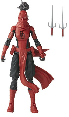 Spider-man Hasbro, Legends Series, Elektra Natchios Daredevil, Action Figure collezionabili per Adulti da 15 cm