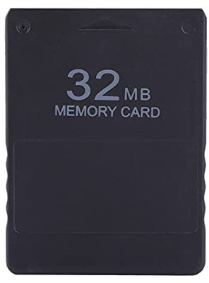 Carte Mémoire 8M-256M, Carte Mémoire Haute Vitesse Compatible avec les Accessoires de Jeux PS2 Carte Mémoire de Jeu Haute Vitesse(32M)